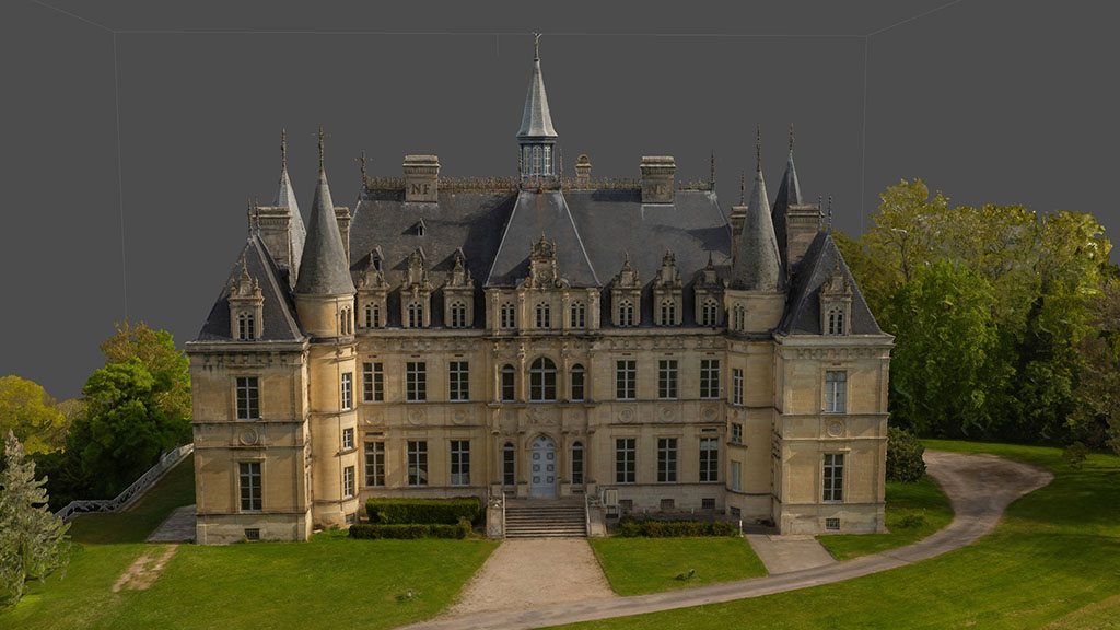 Réaliser la modélisation 3D du chateau de Boursault, une conquête patrimoniale